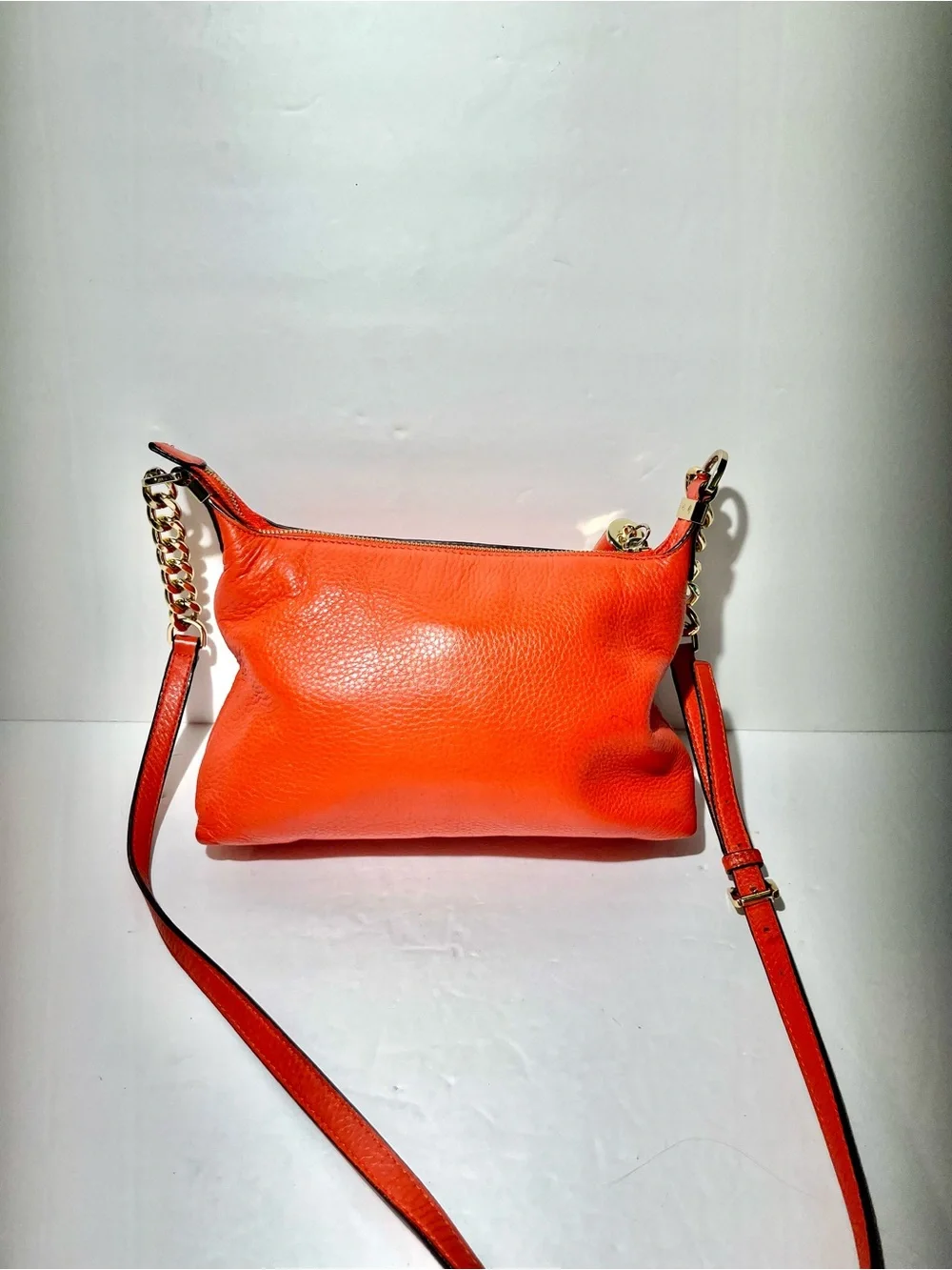 Michael Kors structured orange